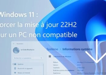 forcer la mise à jour 22H2 sur un PC incompatible