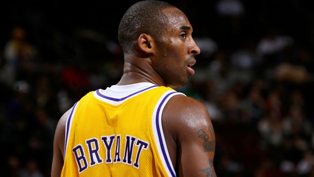 Kobe Bryant Arrière, Cheveux, Uniforme de sport, Basketball, Maillot, Maillot de sport, Geste 