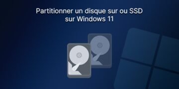 Partitionner un disque dur/SSD sur Windows 11