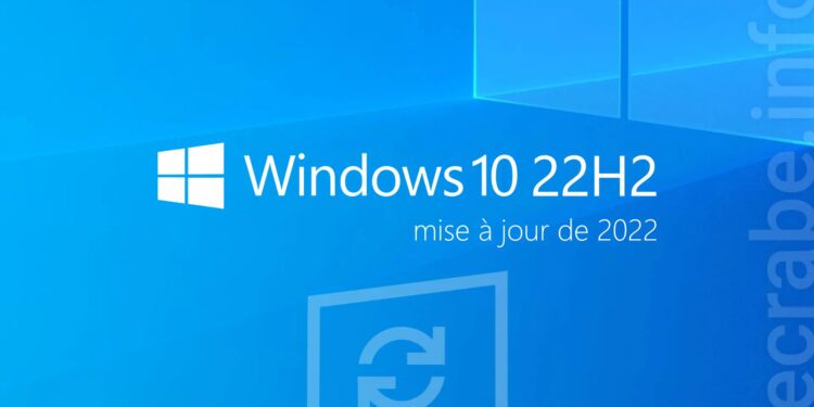 Téléchargez et installez Windows 10 22H2 

 