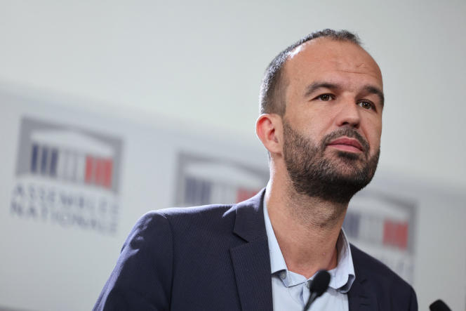 Manuel Bompard (La France insoumise), député des Bouches-du-Rhône, à Paris, le 21 septembre 2022.