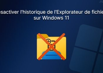 désactiver l'historique de l'explorateur de fichiers