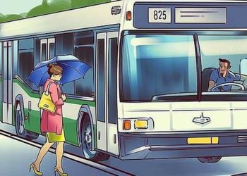 Vous avez 10 secondes pour trouver les erreurs dans cette image d'un bus