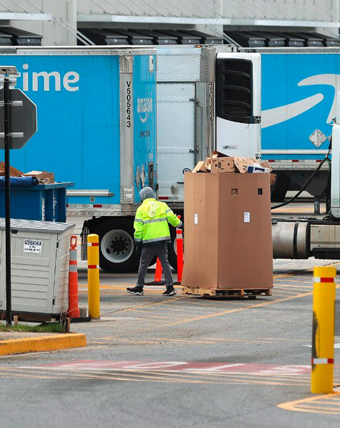 Le site d'Amazon à Baltimore, Maryland.