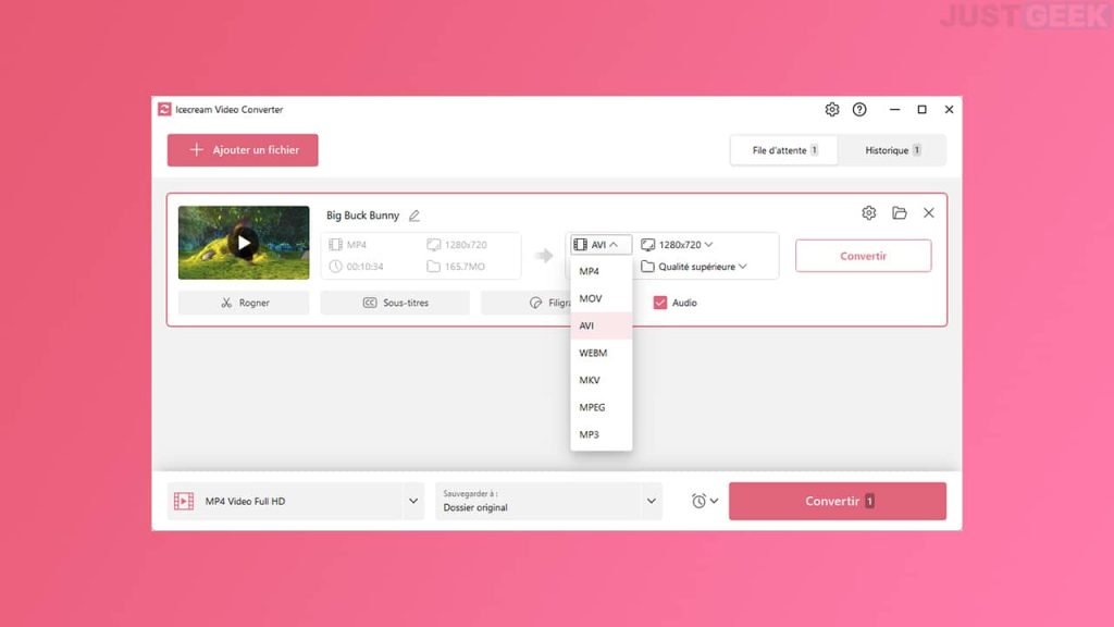 Convertir une vidéo dans un autre format avec Icecream Video Converter – Thebuzzly