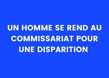 Un homme se rend au commissariat pour signaler une disparition