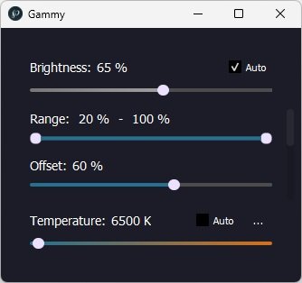 Options logicielles Gammy