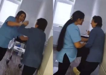 Une femme âgée maltraitée par des soignants, les images choquent la toile