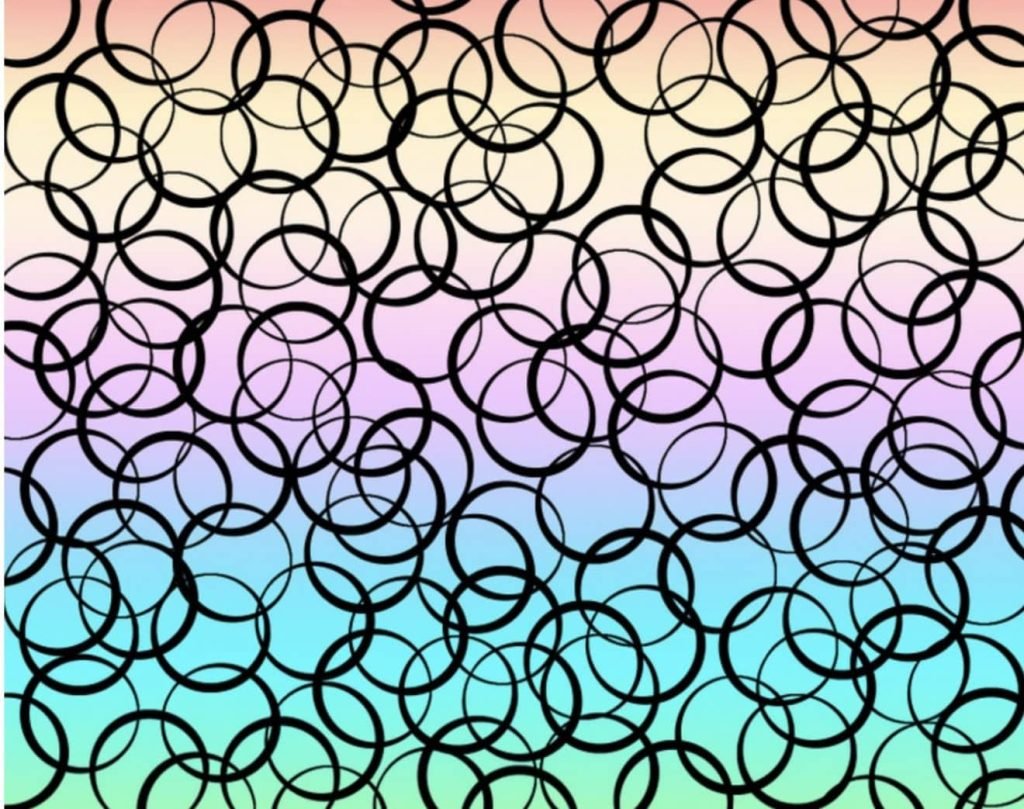 Des dizaines de cercles, mais une seule ligne droite, êtes-vous Des dizaines de cercles, mais une seule ligne droite, êtes-vous assez rapide pour la trouver ?
