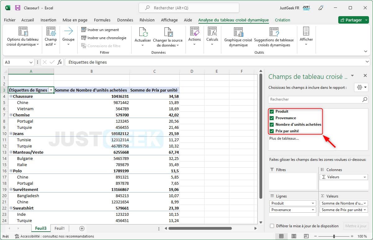 Comment créer un tableau croisé dynamique dans Excel ? – Thebuzzly