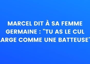 "T'as le cul large comme une batteuse"