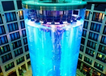 Un aquarium de 16 mètres de haut explose et sème la panique (vidéo)