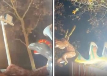 Accident de manège sur un marché de Noël : les images sont folles