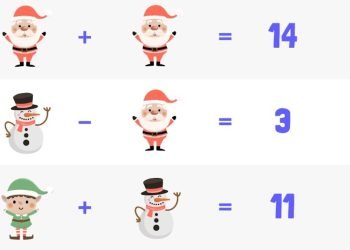 Seuls les meilleurs en mathématiques pourront résoudre ce calcul de Noël