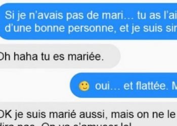 Une femme remet un homme insistant à sa place par texto