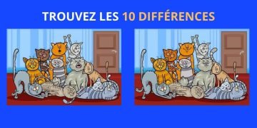 Serez-vous assez rapide pour trouver les 10 différences ?