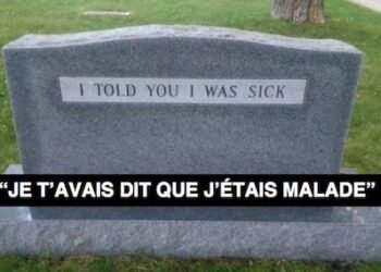 15 épitaphes à mourir de rire...