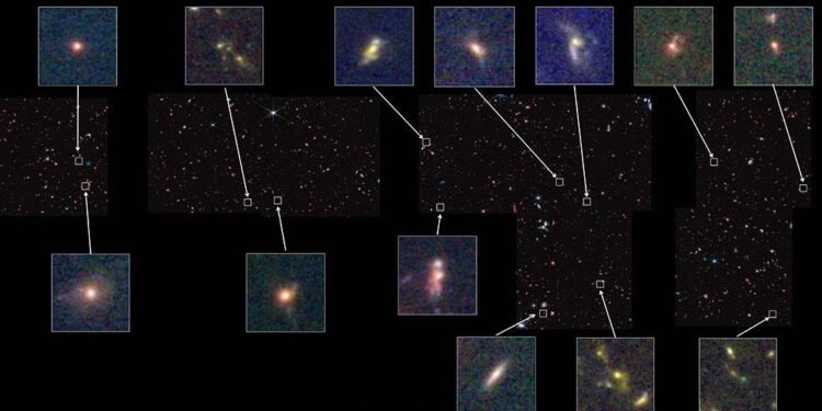 Le télescope Webb révèle des vues déconcertantes de l'univers primitif