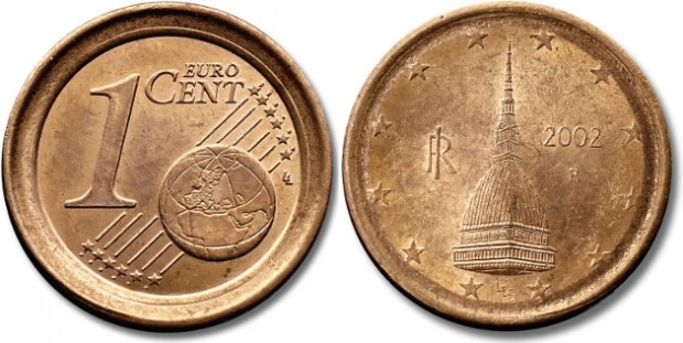 Un penny italien (source : Youtube) 