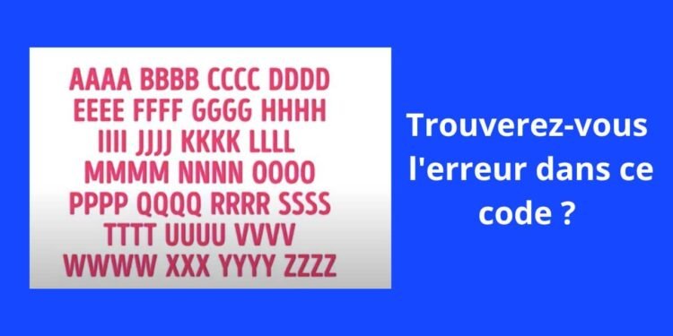 Pouvez-vous trouver l'erreur dans ce code? – Thebuzzly