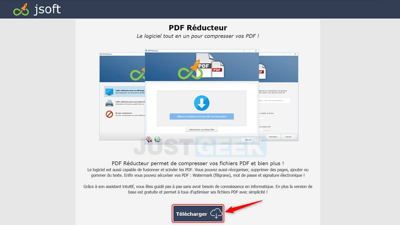 Télécharger le réducteur de PDF