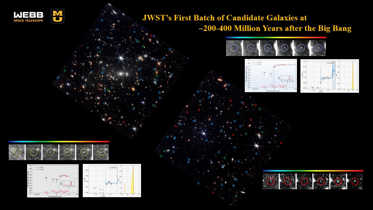 Une paire d'images composites couleur de l'amas de galaxies SMACS 0723-27 et de ses environs prises par le télescope spatial James Webb de la NASA