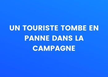 Un touriste tombe en panne à la campagne