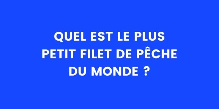 Quel est le plus petit filet de pêche au monde ?