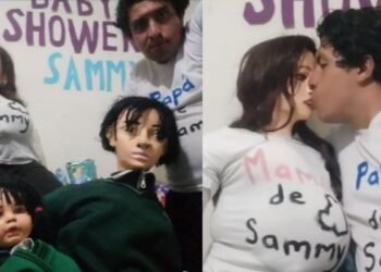 poupée gonflable attend un enfant