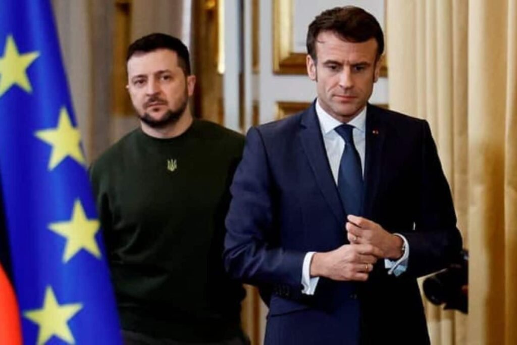 Volodymyr Zelensky sen prend subitement à Emmanuel Macron Volodymyr Zelensky s'en prend subitement à Emmanuel Macron !