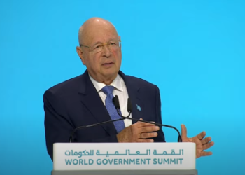 Klaus Schwab au Sommet mondial des gouvernements