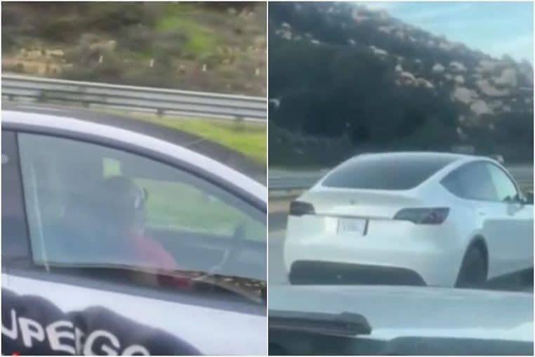 Une conductrice filmée endormie au volant de sa Tesla (vidéo) – Thebuzzly