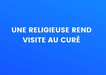Une religieuse rend visite au prêtre