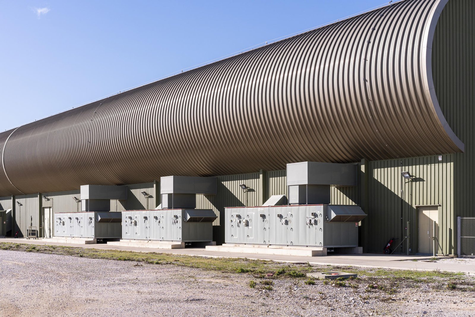 Sur le chantier de l'interconnexion électrique France-Espagne, à Baixas (Pyrénées-Orientales), le 19 janvier 2023.