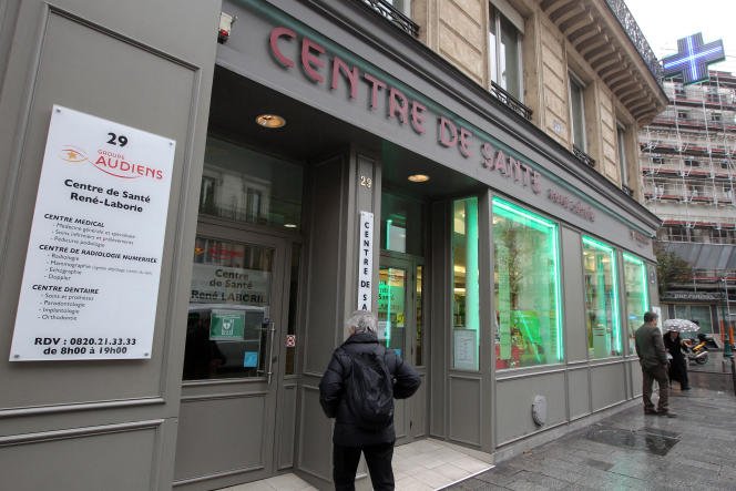 L'entrée de la Mutuelle de santé René-Laborie, en décembre 2011.