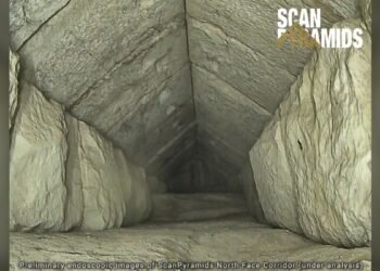 Les rayons cosmiques révèlent un couloir "caché" de 30 pieds de long dans la Grande Pyramide d'Egypte