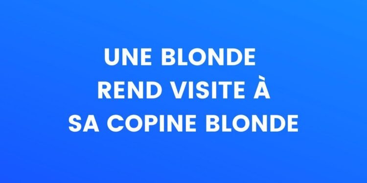 une blonde rend visite à sa copine blonde – Thebuzzly