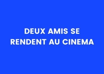 deux amis vont au cinema