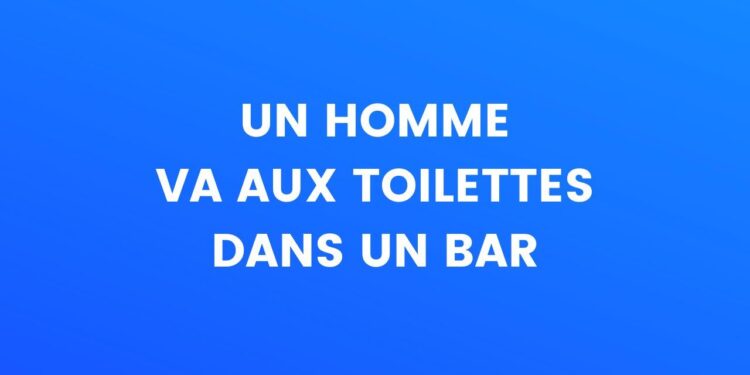 un homme va aux toilettes dans un bar – Thebuzzly