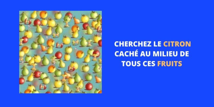 7 secondes pour trouver le fruit caché