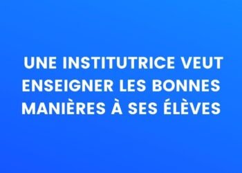 Une enseignante veut apprendre les bonnes manières à ses élèves
