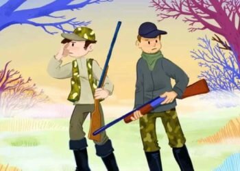 Si vous trouvez le cerf caché, alors vous avez l'âme d'un chasseur !