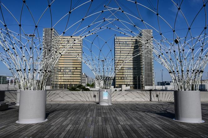 La Bibliothèque nationale de France, 8 avril 2020.