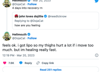 Doja Cat se remet de 2 chirurgies mammaires et d'une lipo