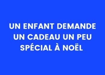 Un enfant demande un cadeau spécial pour Noël