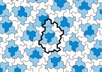 La tuile « einstein » récemment découverte est une forme à 13 côtés qui résout un problème mathématique vieux de plusieurs décennies