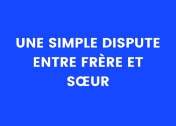 Blague du jour : une simple dispute entre frère et sœur