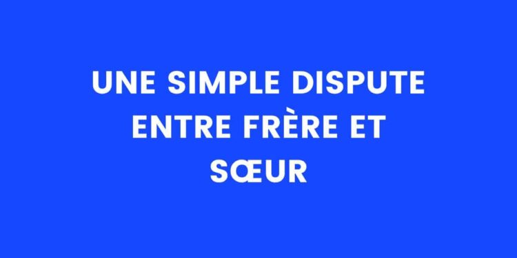 Blague du jour : une simple dispute entre frère et sœur – Thebuzzly