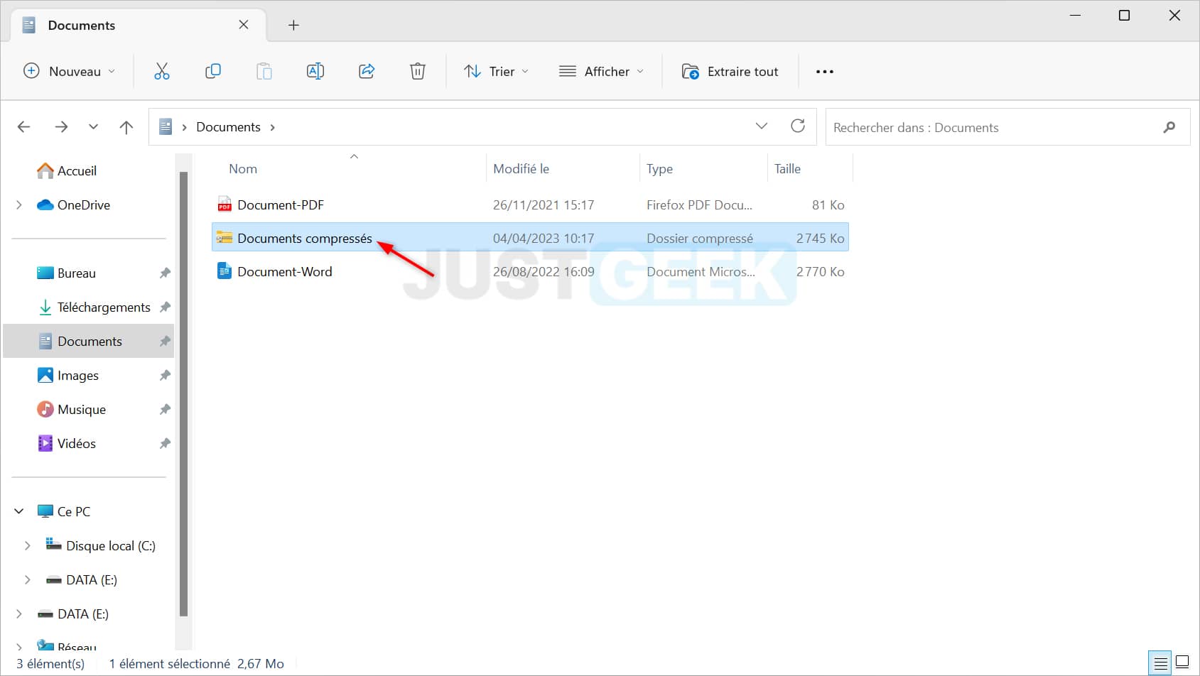 Comment compresser des fichiers ou des dossiers sur Windows 11 ?