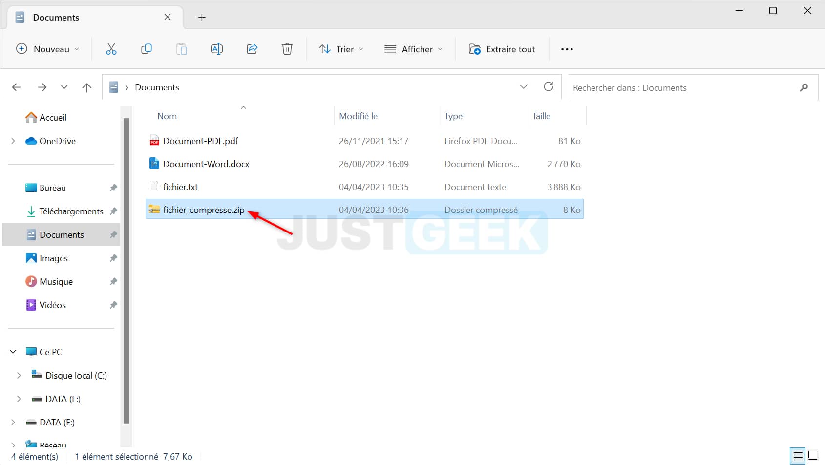 Comment compresser des fichiers ou des dossiers sur Windows 11 ?